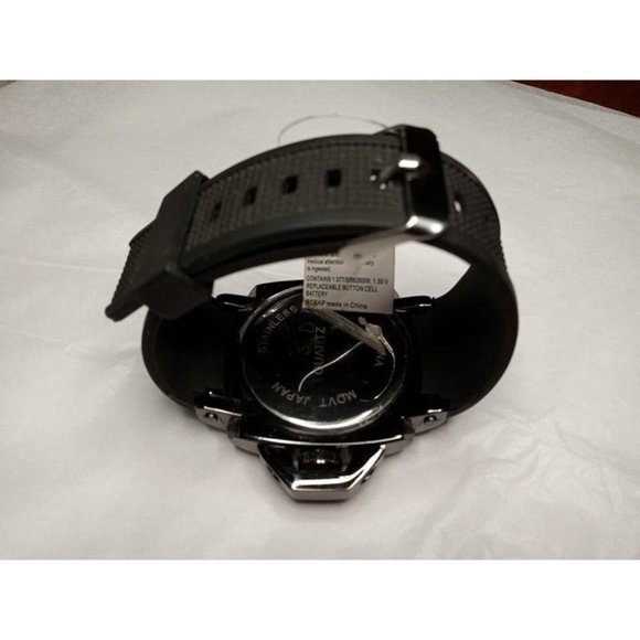 GANZ Men's Black Silicone Band Watch BRAND NEW (1a2) - Picture 8 of 8